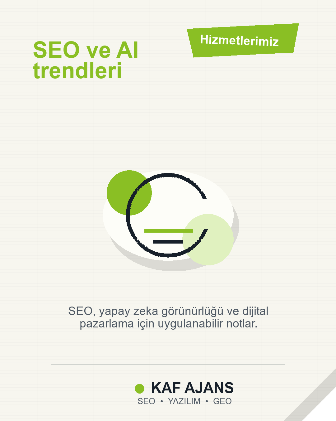 SEO ve AI trendleri 2026: Güncel notlar