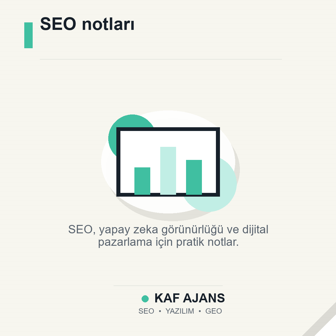 2026 SEO stratejisi: Markalar için öncelikli kontrol listesi