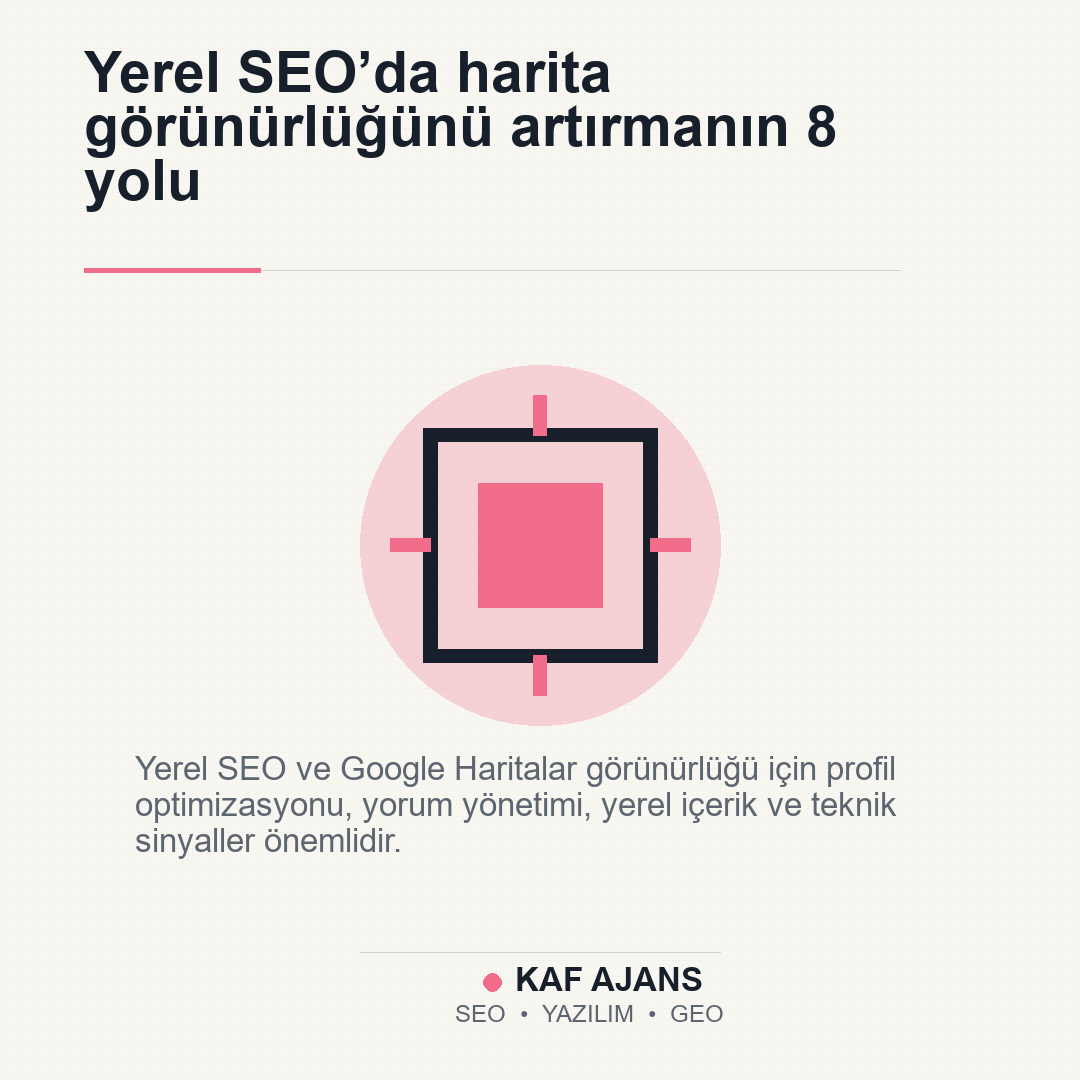 Yerel SEO’da harita görünürlüğünü artırmanın 8 yolu