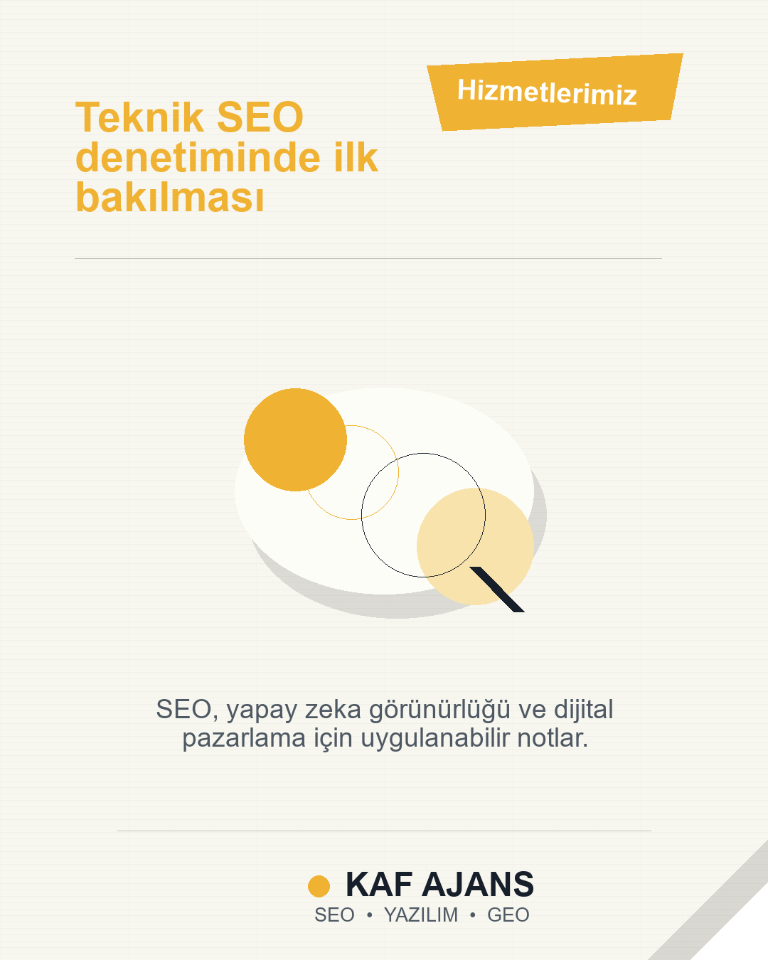 Teknik SEO denetiminde ilk bakılması gerekenler