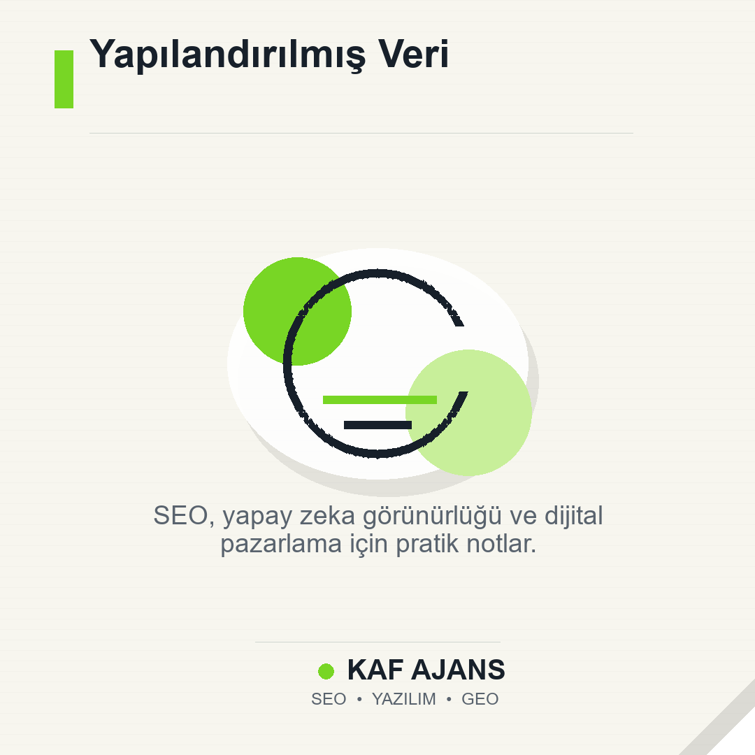 Yapılandırılmış Veri: 2026’da Markalar İçin Pratik Rehber