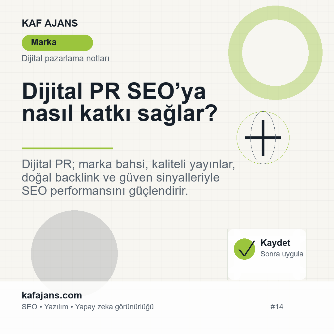 Dijital PR SEO’ya nasıl katkı sağlar?