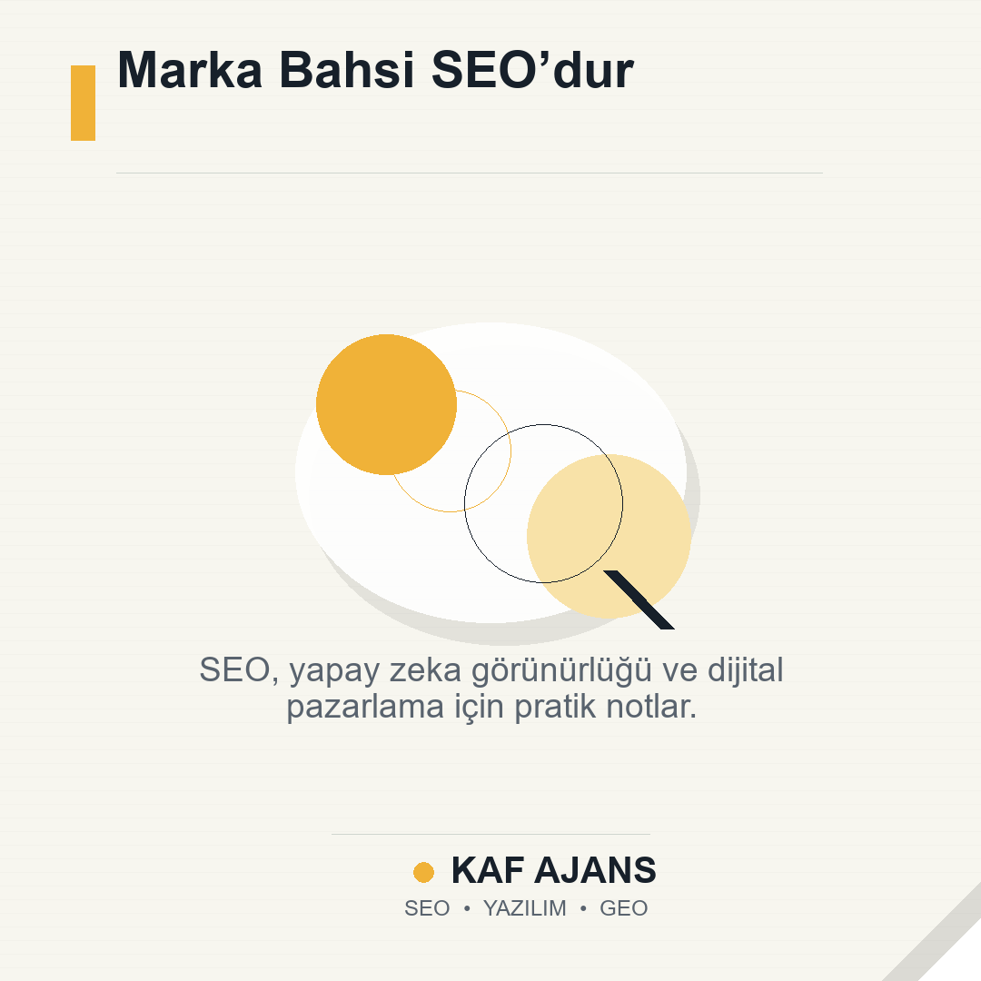 Marka Bahsi SEO’dur: 2026’da Markalar İçin Pratik Rehber