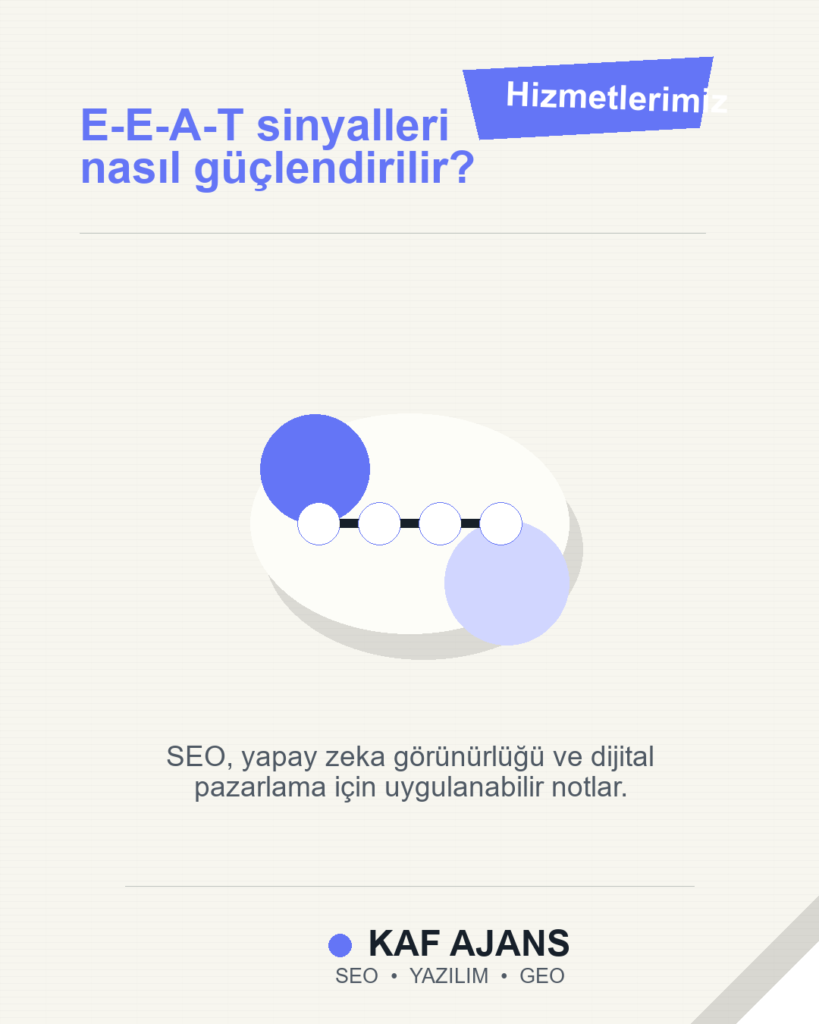 E-E-A-T sinyalleri nasıl güçlendirilir?