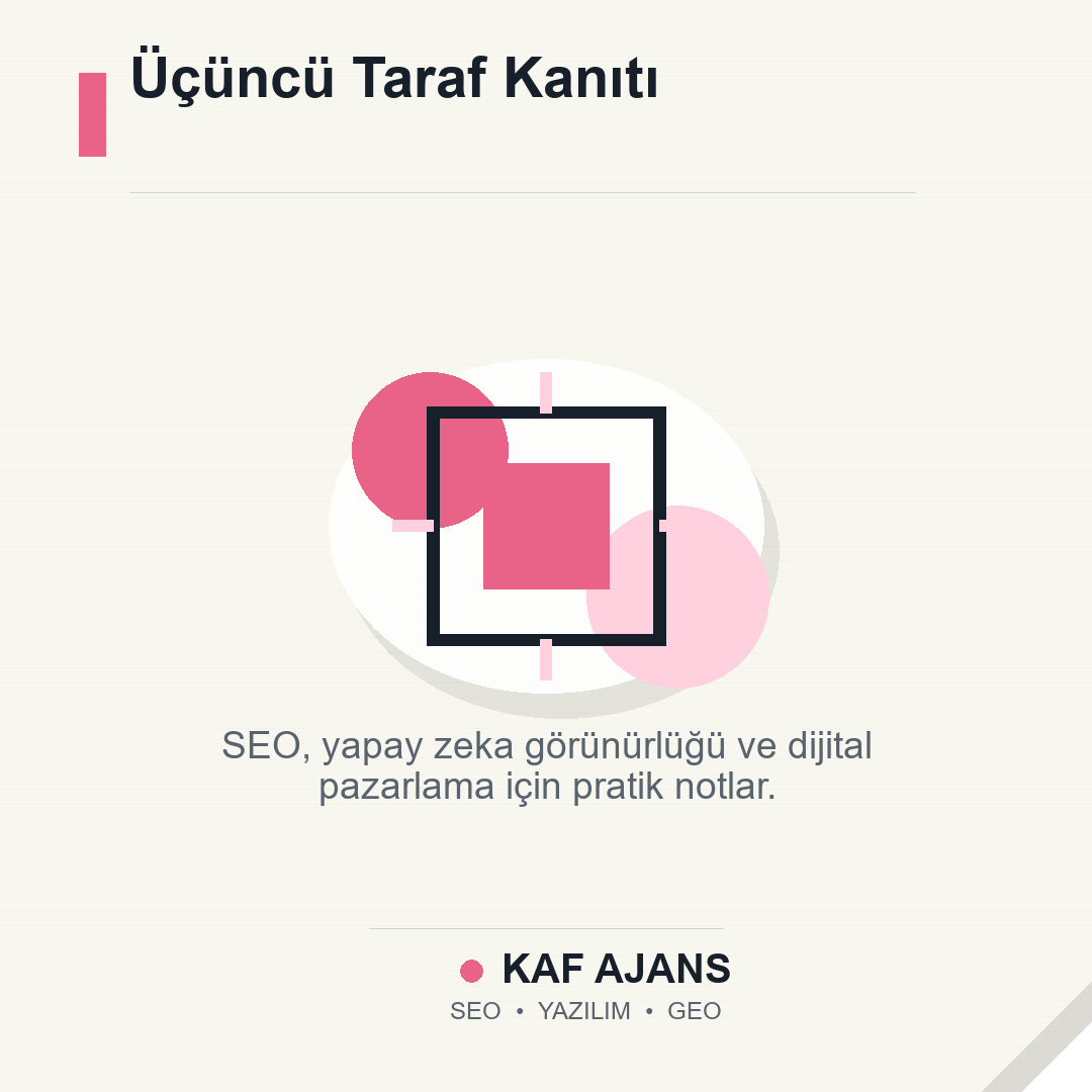 Üçüncü Taraf Kanıtı: 2026’da Markalar İçin Pratik Rehber