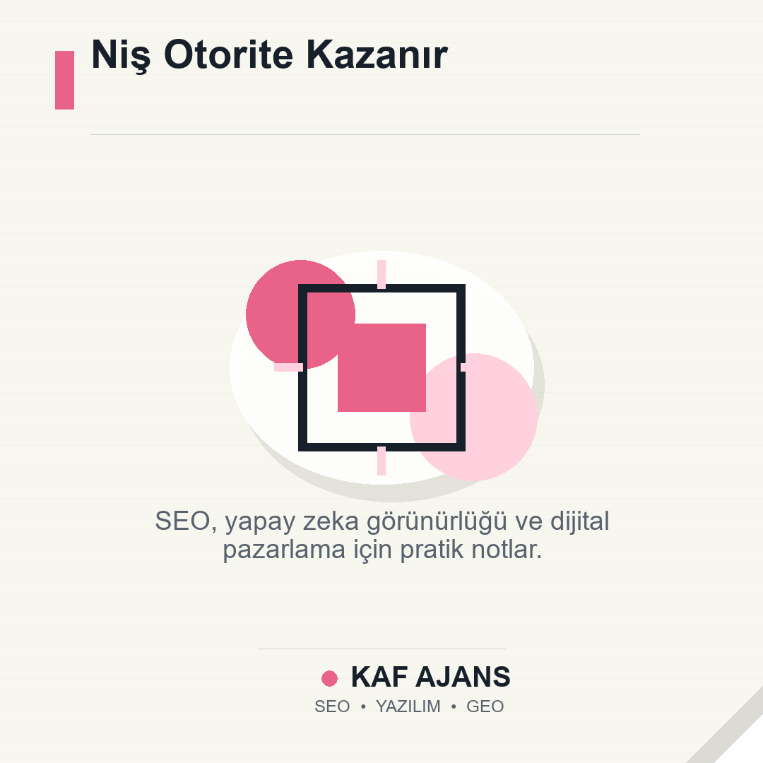 Niş Otorite Kazanır: 2026’da Markalar İçin Pratik Rehber