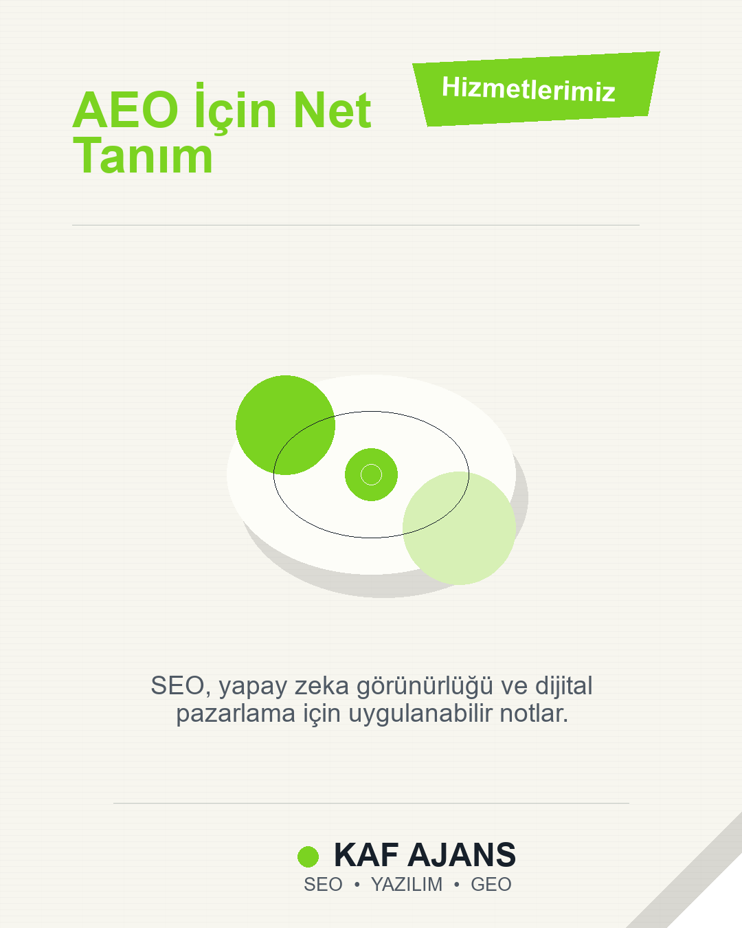 AEO İçin Net Tanım: 2026’da Markalar İçin Pratik Rehber
